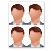 Виза 3,5Х4,5-4 шт.